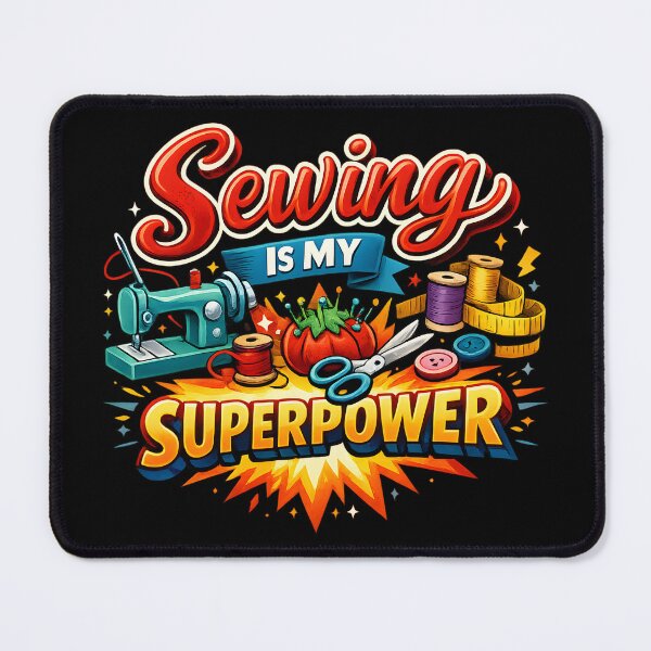 Item preview, Sewing Is My Superpower – Colorful Crafting Design designed and sold by blankTeeShirt.