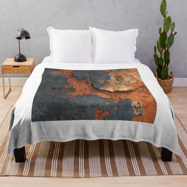 Item preview, Oxidized Iron Art Print & Gifts — Industrial Wabi-Sabi Texture designed and sold by WabiSea Studio.