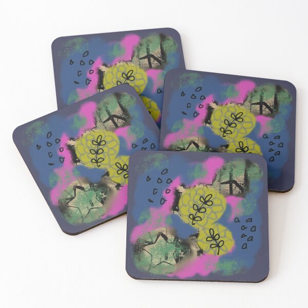 Item preview, Neon Bloom Pulse – Abstract Botanical Energy designed and sold by Kaya10Studio.