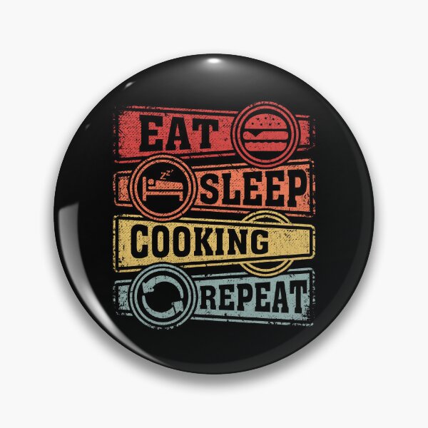 Item preview, Eat Sleep Cooking Repeat designed and sold by GabbyKash.