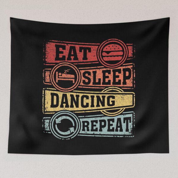 Item preview, Eat Sleep Dancing Repeat designed and sold by GabbyKash.