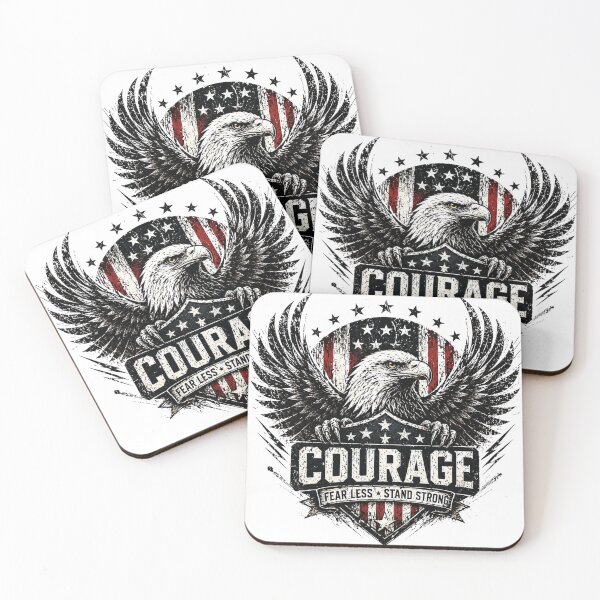 Item preview, 250 Anniversary of the USA - Courage Eagle – Grunge Patriotic USA Sticker designed and sold by Collins Design.