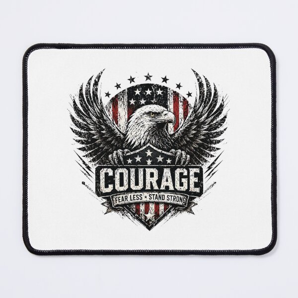 Item preview, 250 Anniversary of the USA - Courage Eagle – Grunge Patriotic USA Sticker designed and sold by Collins Design.