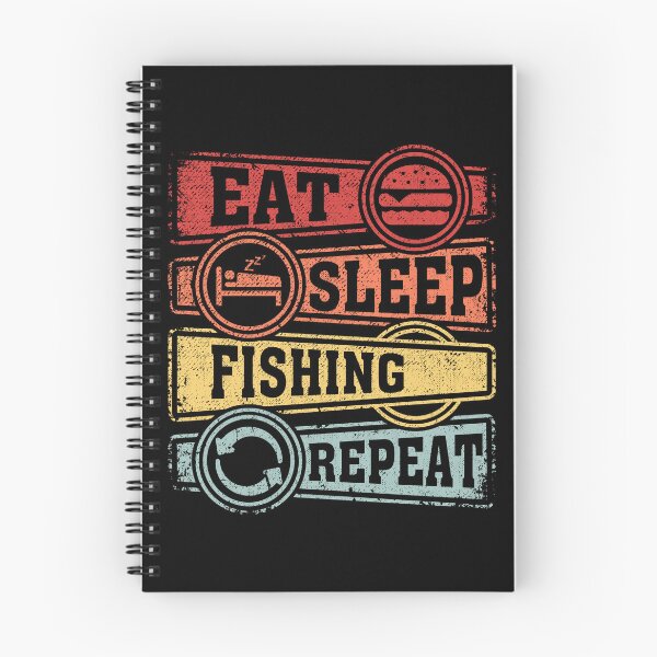 Item preview, Eat Sleep Fishing Repeat designed and sold by GabbyKash.
