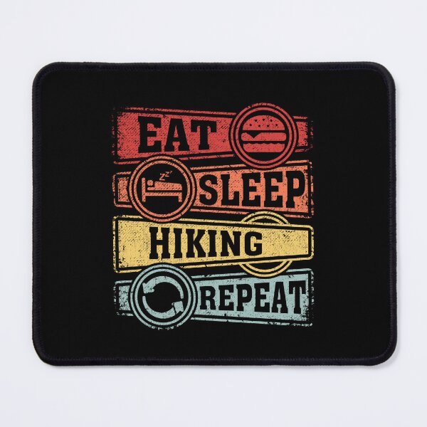 Item preview, Eat Sleep Hiking Repeat designed and sold by GabbyKash.