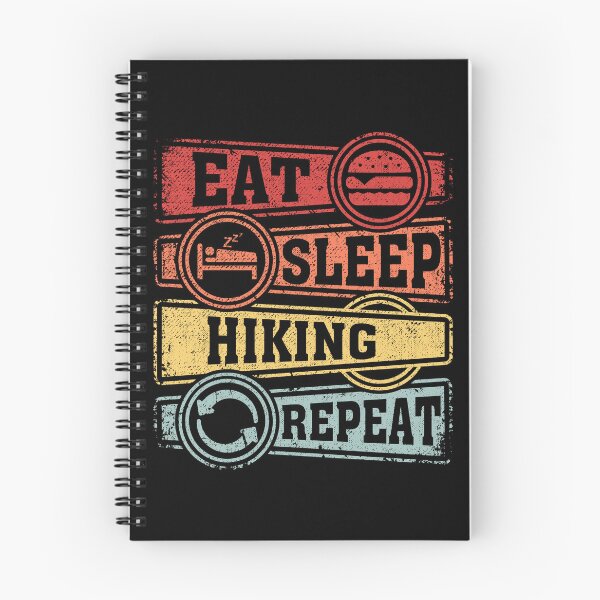 Item preview, Eat Sleep Hiking Repeat designed and sold by GabbyKash.
