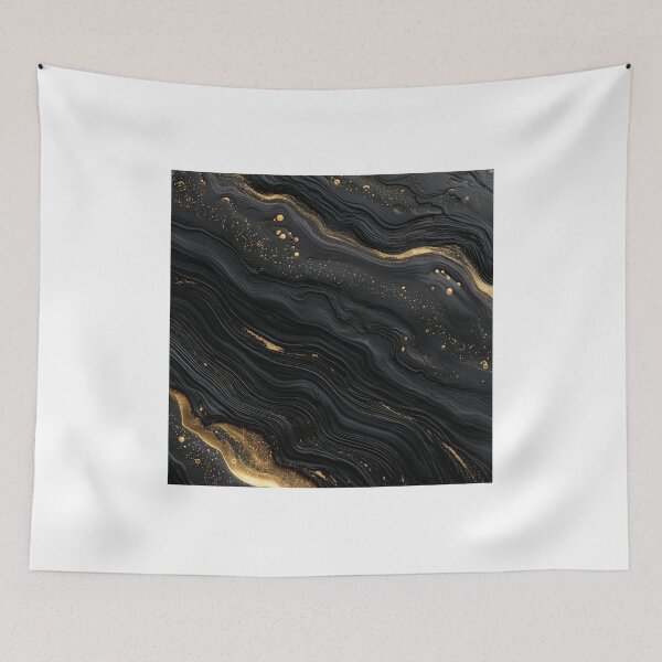 Item preview, Urushi Lacquer Art Print & Gifts — Japanese Black and Gold Luxury designed and sold by WabiSea Studio.