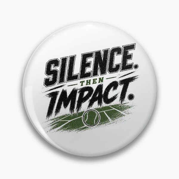 Item preview, Silence Then Impact Tennis Minimal Statement designed and sold by the-dovlat.