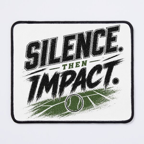 Item preview, Silence Then Impact Tennis Minimal Statement designed and sold by the-dovlat.