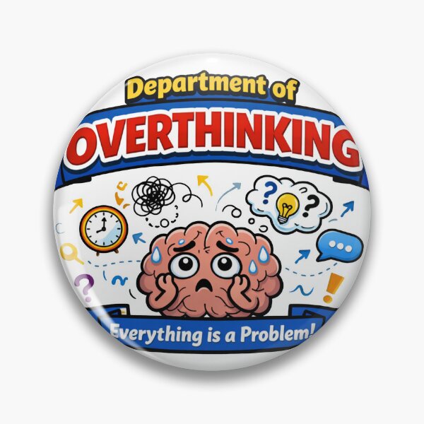 Item preview, Department of Overthinking Funny designed and sold by MonkiFlipp.