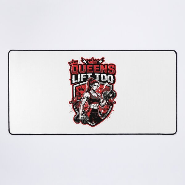 Item preview, Queens Lift Too - Fitness & Bodybuilding Empowered Woman Sticker designed and sold by TITAN AESTHETICS .
