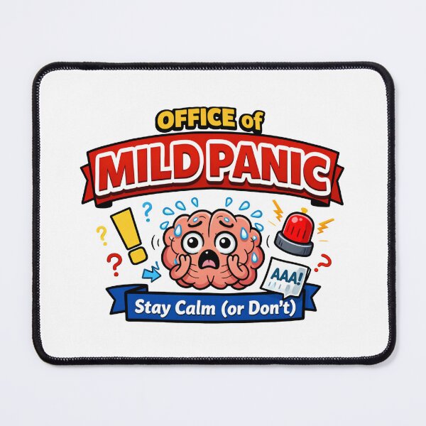 Item preview, Office of Mild Panic designed and sold by MonkiFlipp.