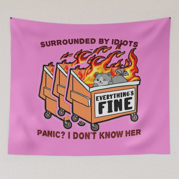 Item preview, Smiling On The Outside Screaming On The Inside Quote  designed and sold by MedRoh.