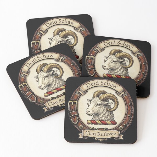 Item preview, Clan Ruthven Crest designed and sold by BagTown Clans.