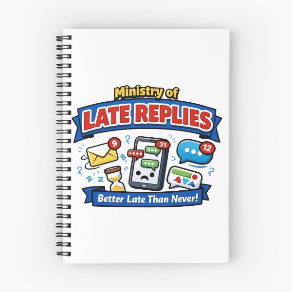 Item preview, Ministry of Late Replies designed and sold by MonkiFlipp.