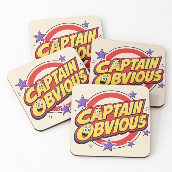 Item preview,  Captain Obvious designed and sold by DinoDesign02.