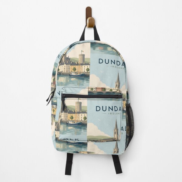 Item preview, Dundalk in Ireland, Vintage Art Travel Landscape designed and sold by MaateoDesign.