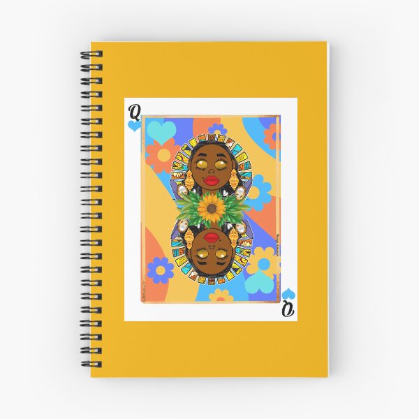 Item preview, Oshun Retro Floral Playing Card designed and sold by artbyomega.