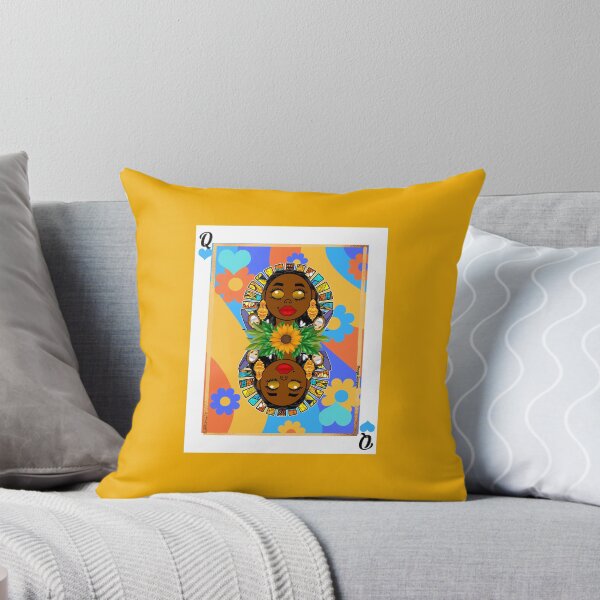 Item preview, Oshun Retro Floral Playing Card designed and sold by artbyomega.