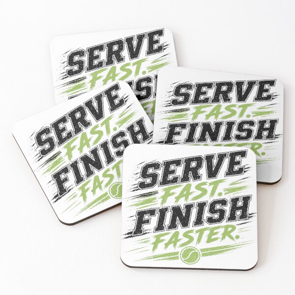 Item preview, Serve Fast Finish Faster - Tennis Speed Power Performance designed and sold by the-dovlat.