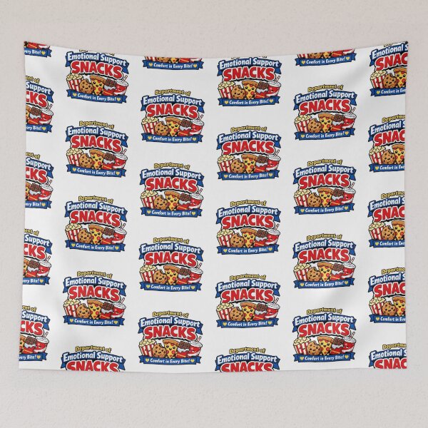 Item preview, Department of Emotional Support Snacks designed and sold by MonkiFlipp.