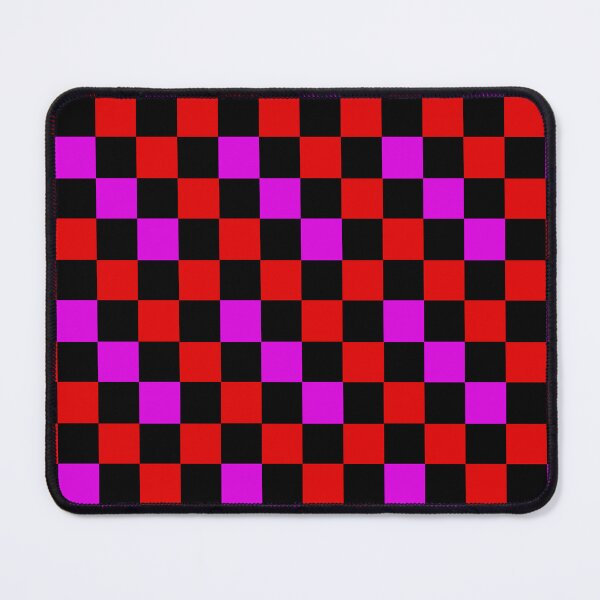 Item preview, Red Black Purple Checkered Design designed and sold by PatternTitan.