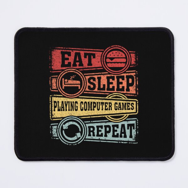 Item preview, Eat Sleep Playing computer games Repeat designed and sold by GabbyKash.
