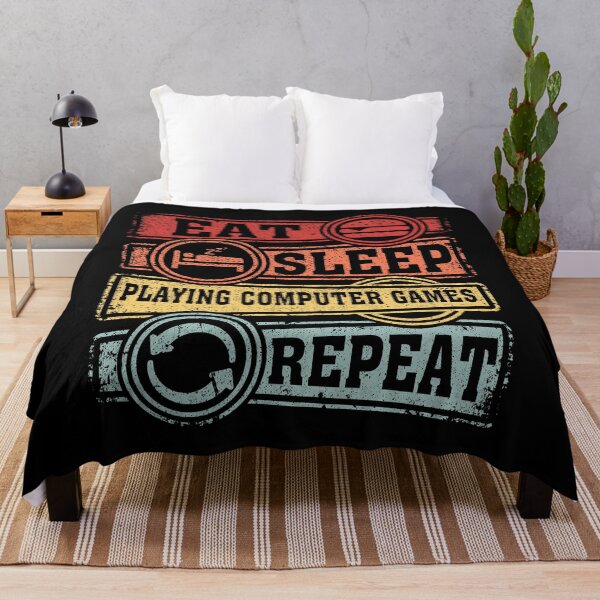 Item preview, Eat Sleep Playing computer games Repeat designed and sold by GabbyKash.