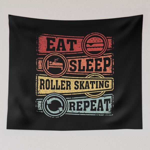Item preview, Eat Sleep Roller skating Repeat designed and sold by GabbyKash.