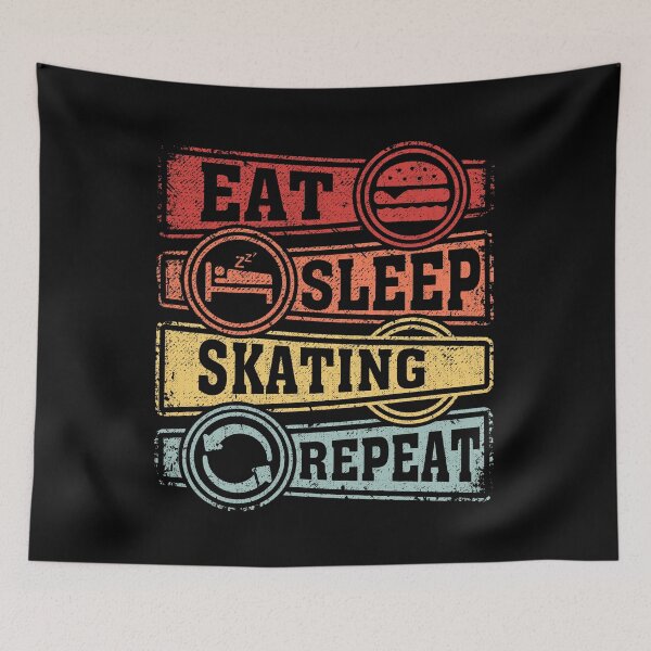Item preview, Eat Sleep Skating Repeat designed and sold by GabbyKash.