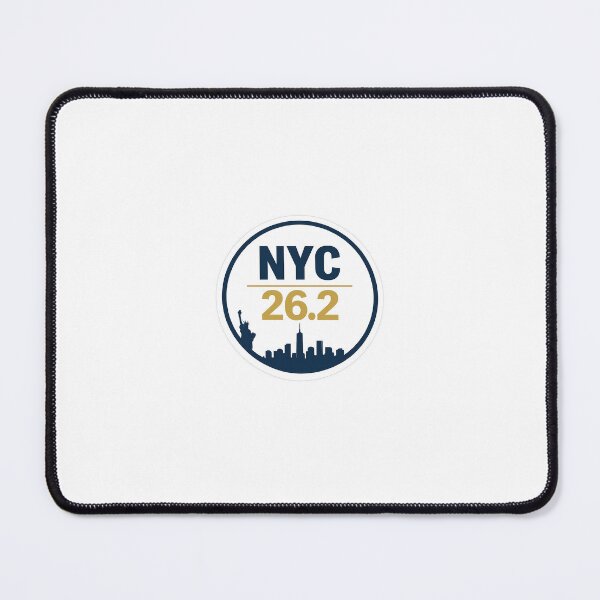 Item preview, NYC 26.2 Minimalist Sticker – New York Skyline Runner Decal designed and sold by Hodboys.