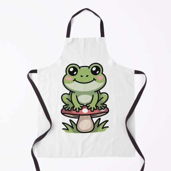 Item preview, Cute Kawaii Frog — Smiling Cartoon Frog Sticker designed and sold by Elviqus Shop.