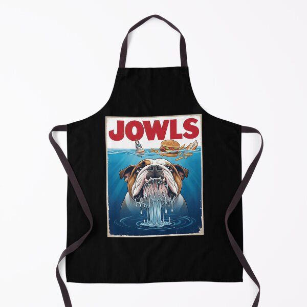 Item preview, Sharky English Bulldog Jowls Poster Gift designed and sold by Blok45.