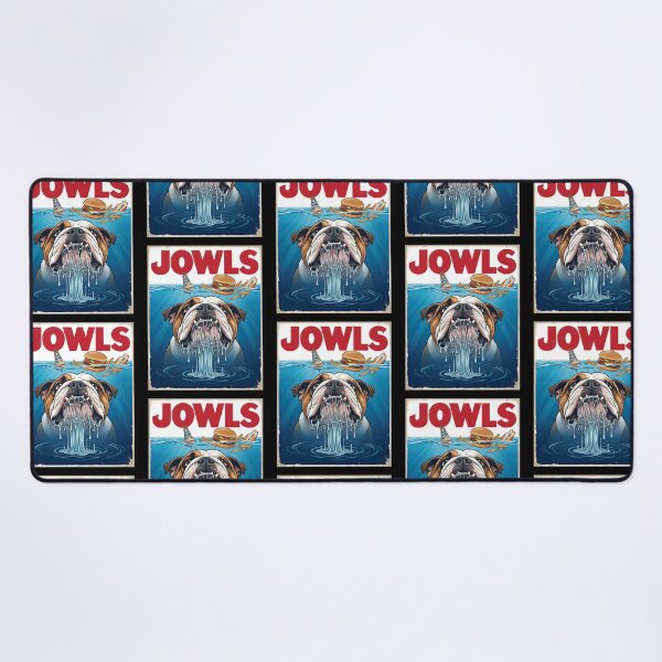 Item preview, Sharky English Bulldog Jowls Poster Gift designed and sold by Blok45.