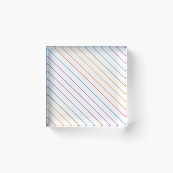 Item preview, Pastel Diagonal Lines Pattern – Minimalist Colorful Stripes Design designed and sold by blankTeeShirt.