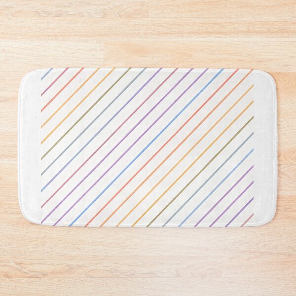 Item preview, Pastel Diagonal Lines Pattern – Minimalist Colorful Stripes Design designed and sold by blankTeeShirt.