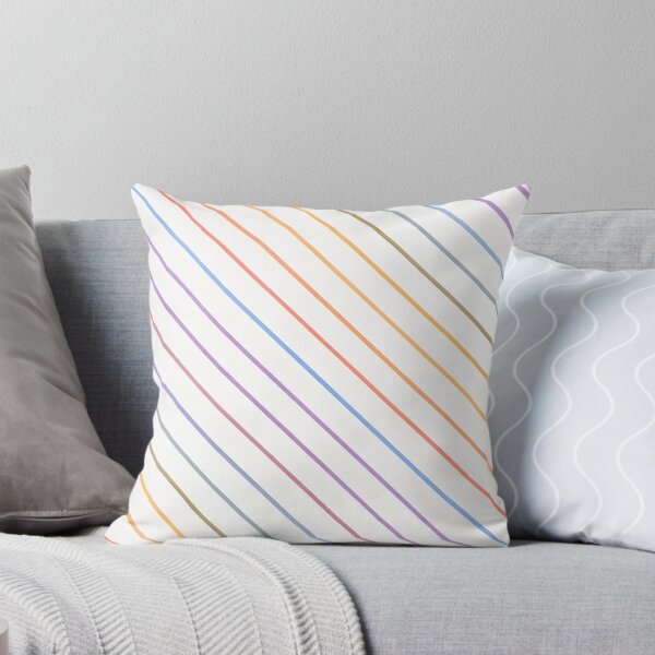 Item preview, Pastel Diagonal Lines Pattern – Minimalist Colorful Stripes Design designed and sold by blankTeeShirt.