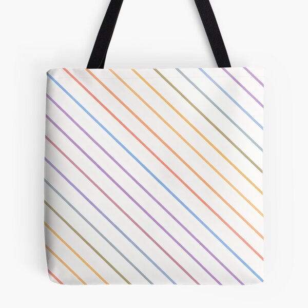 Item preview, Pastel Diagonal Lines Pattern – Minimalist Colorful Stripes Design designed and sold by blankTeeShirt.