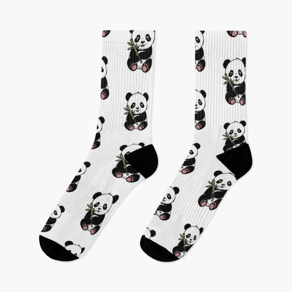 Item preview, Cute Baby Panda with Bamboo — Cartoon Wildlife Sticker designed and sold by Elviqus Shop.