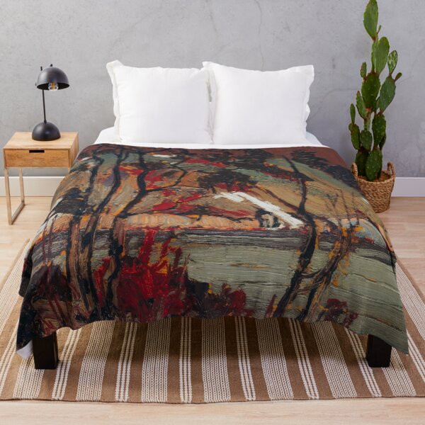 Item preview, New Upload 15 - tom thomson - Best artist - Tom Thomson – Spirit of the Canadian Wilderness – Framed Print designed and sold by KirstenShShop.