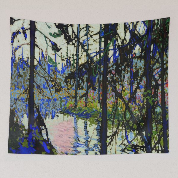 Item preview, New Upload 16 - tom thomson - Best artist - Tom Thomson – Spirit of the Canadian Wilderness – Framed Print designed and sold by KirstenShShop.