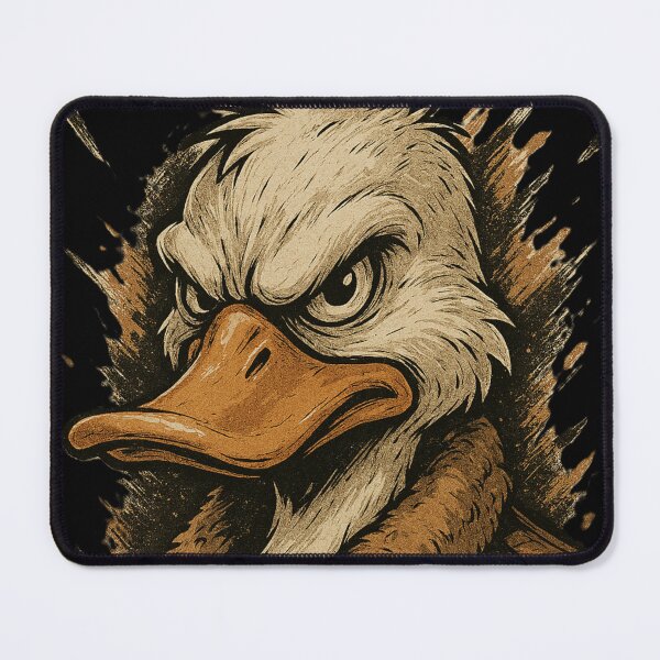 Item preview, No Mercy Duck Shirt – Angry Duck Graphic Tee, Savage Animal Streetwear Design designed and sold by Negisandeep studio.