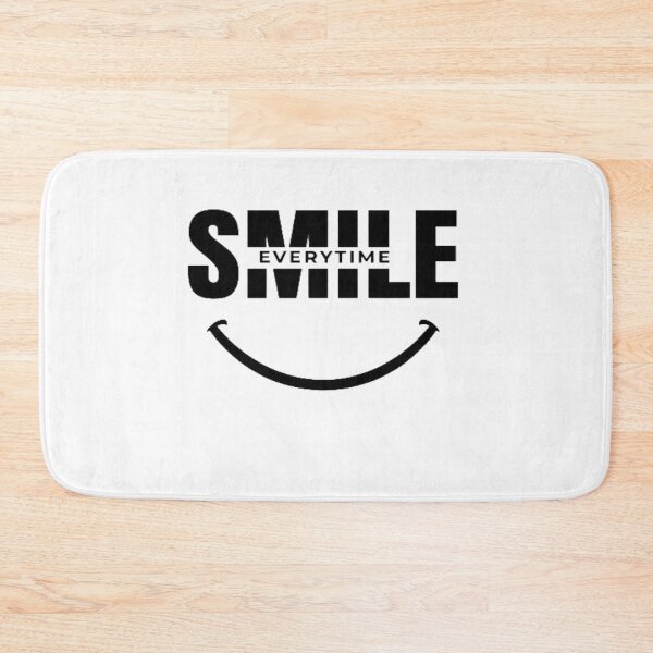 Item preview, Smile Everytime Positive Motivation Quote | Minimalist Happy Vibes Typography Design for Daily Joy designed and sold by Bright Nest Studio.