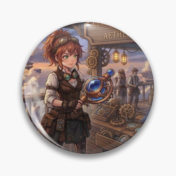 Item preview, Steampunk Market Stall for Aether Crystals & Navigation designed and sold by Vyxorea.