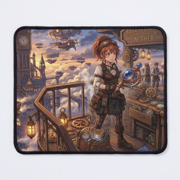 Item preview, Steampunk Market Stall for Aether Crystals & Navigation designed and sold by Vyxorea.