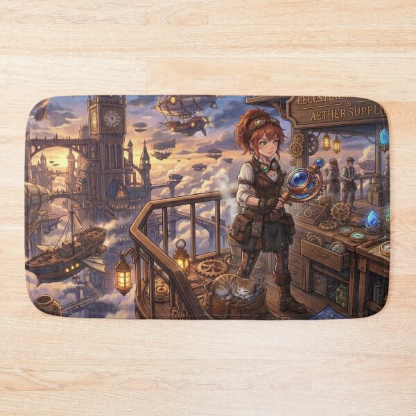 Item preview, Steampunk Market Stall for Aether Crystals & Navigation designed and sold by Vyxorea.