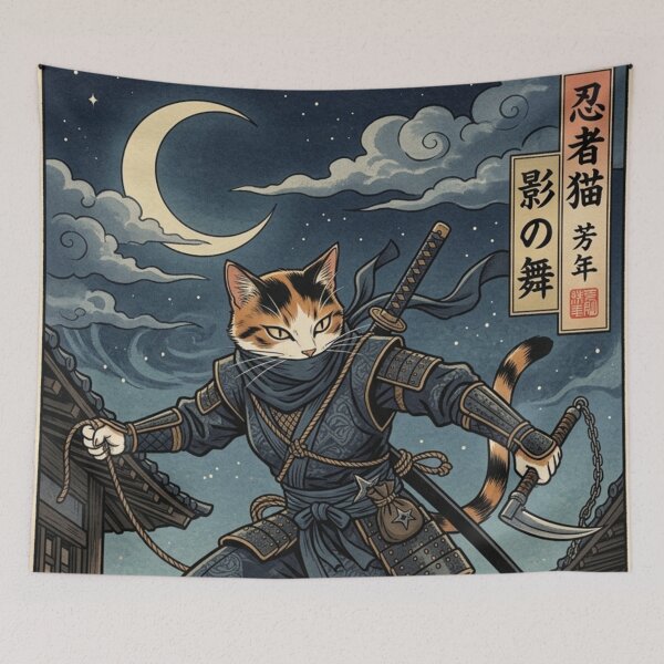 Item preview, Cat Ninja designed and sold by The King's general goods.