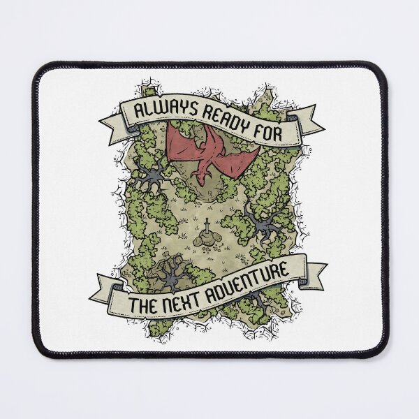 Item preview, Always Ready for the Next Adventure DnD designed and sold by wolfkin-design.