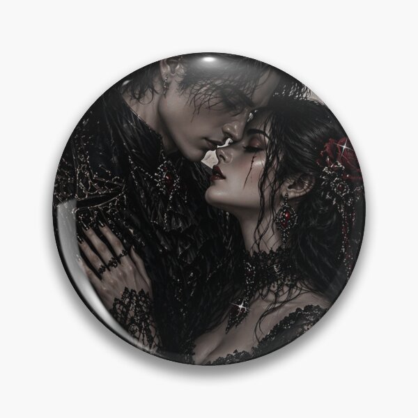 Item preview, Dark Gothic Love Couple – Romantic Vampire designed and sold by cabinet-occulte.