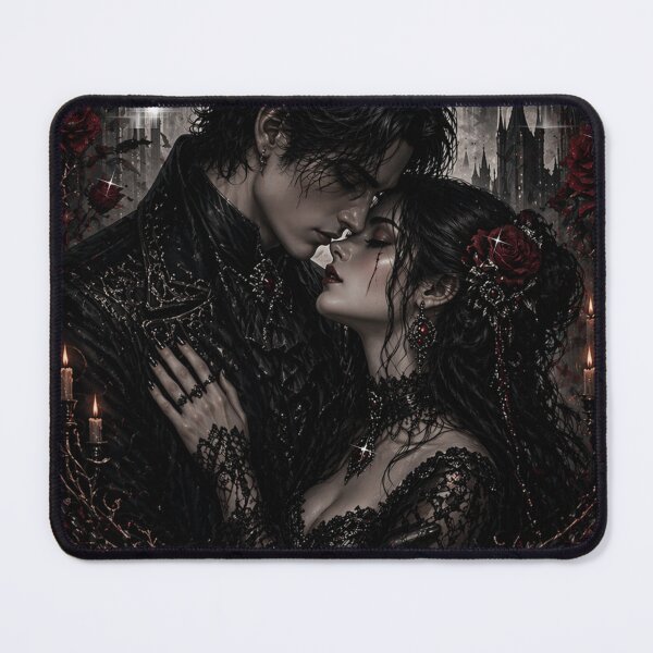 Item preview, Dark Gothic Love Couple – Romantic Vampire designed and sold by cabinet-occulte.
